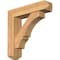 Ekena Millwork Balboa Craftsman Smooth Bracket w/ Offset Brace, Western Red Cedar, 7 1/2"W x 32"D x 32"H BKT0806X32X32BOA04SWR - alternate 1